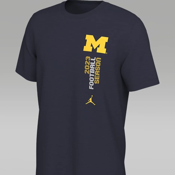 *NWT* Nike and Jordan Band Michigan Scheduled NCAA Football Championship Shirt. - Picture 1 of 3